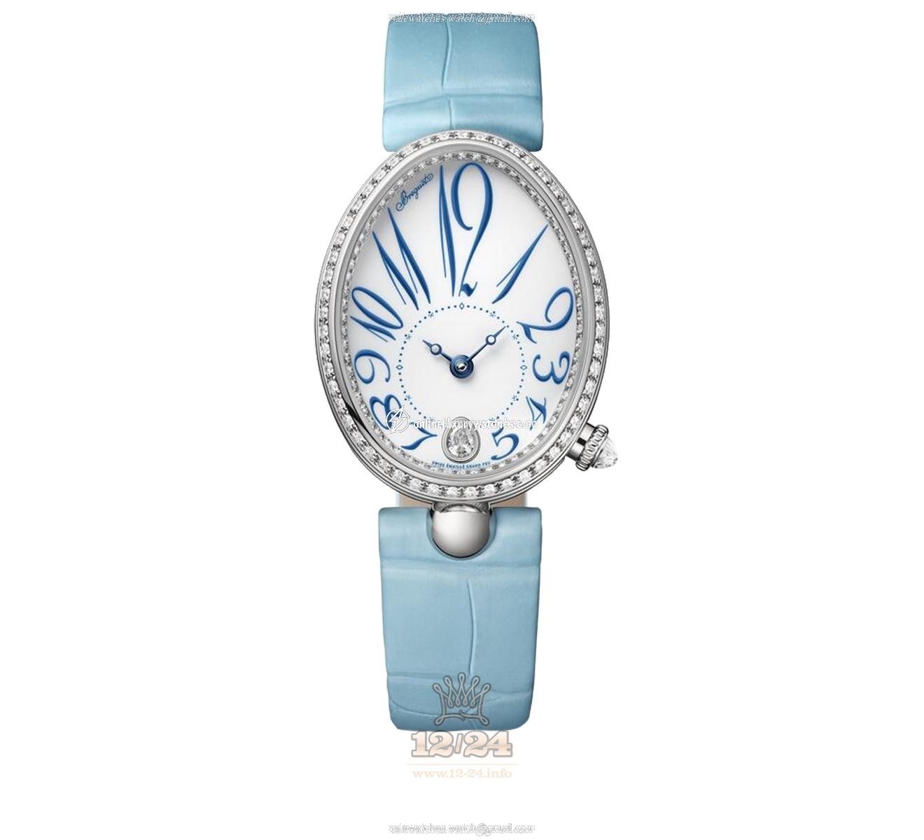 Breguet Reine de Naples Watch 8918BB/28/964/D00D 36 mm White gold Case White Dial