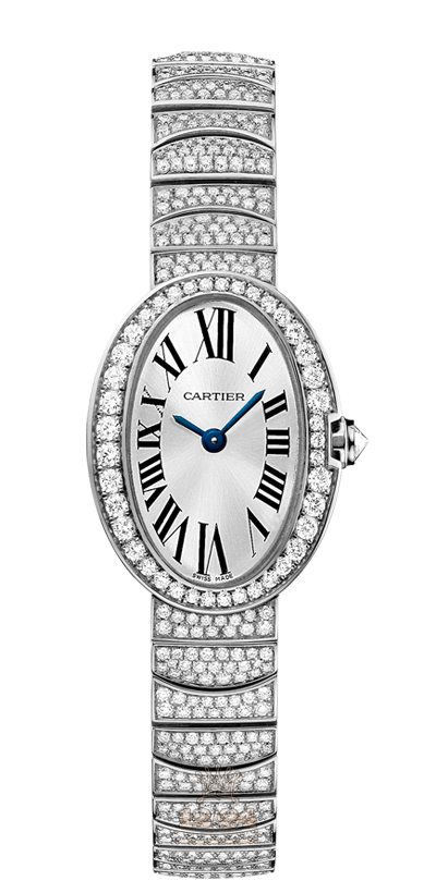 Cartier Baignoire Watch HPI00327 25 mm White gold Case Silver Dial