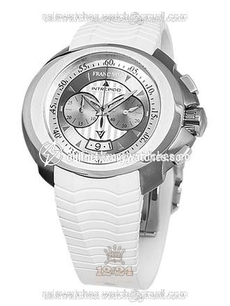Franc Vila Chrono Bicompax Intrepido Watch 17.TISS.100 45 mm Stainless steel Titanium Case Gray Silver Dial