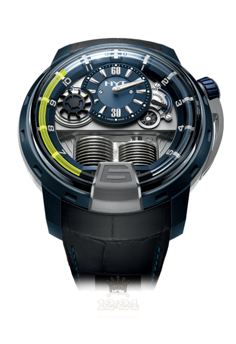 HYT H1 Watch 148-ab-31-gf-ru 49 mm Titanium Aluminum Case