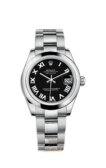Rolex Datejust Watch 178240-0034 31 mm Stainless steel Case Black Dial