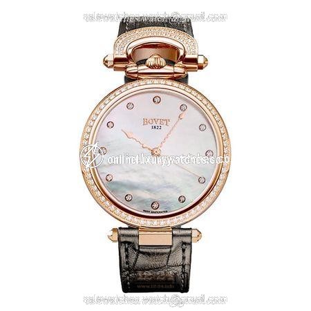 Bovet Fleurier Watch HMS060-SD12 40 mm Pink gold Case White Dial