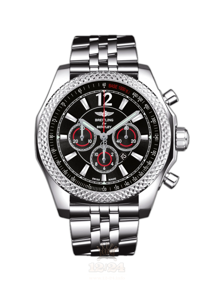 Breitling Breitling for Bentley Watch A4139024/BB82/984A 42 mm Stainless steel Case Black Dial