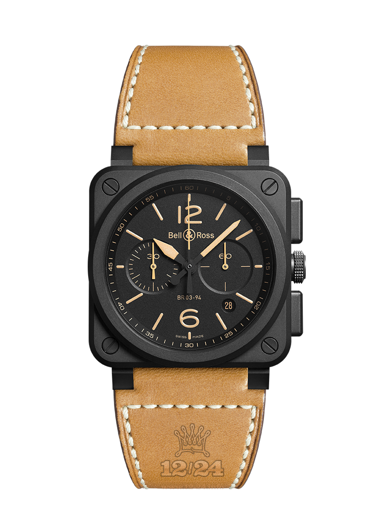 Bell & Ross Instruments Watch BR0394-HERI-CE 42 mm Ceramics Case Black Dial