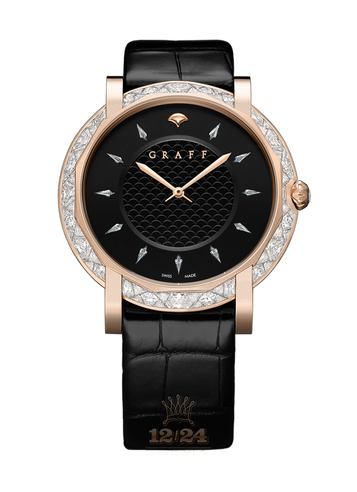 Graff GraffStar Watch GSU43PGBDL_2 43 mm Pink gold Case Black Dial