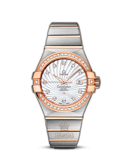 Omega Constellation Watch 123.25.31.20.55.001 31 mm Steel / Pink gold Case White Dial