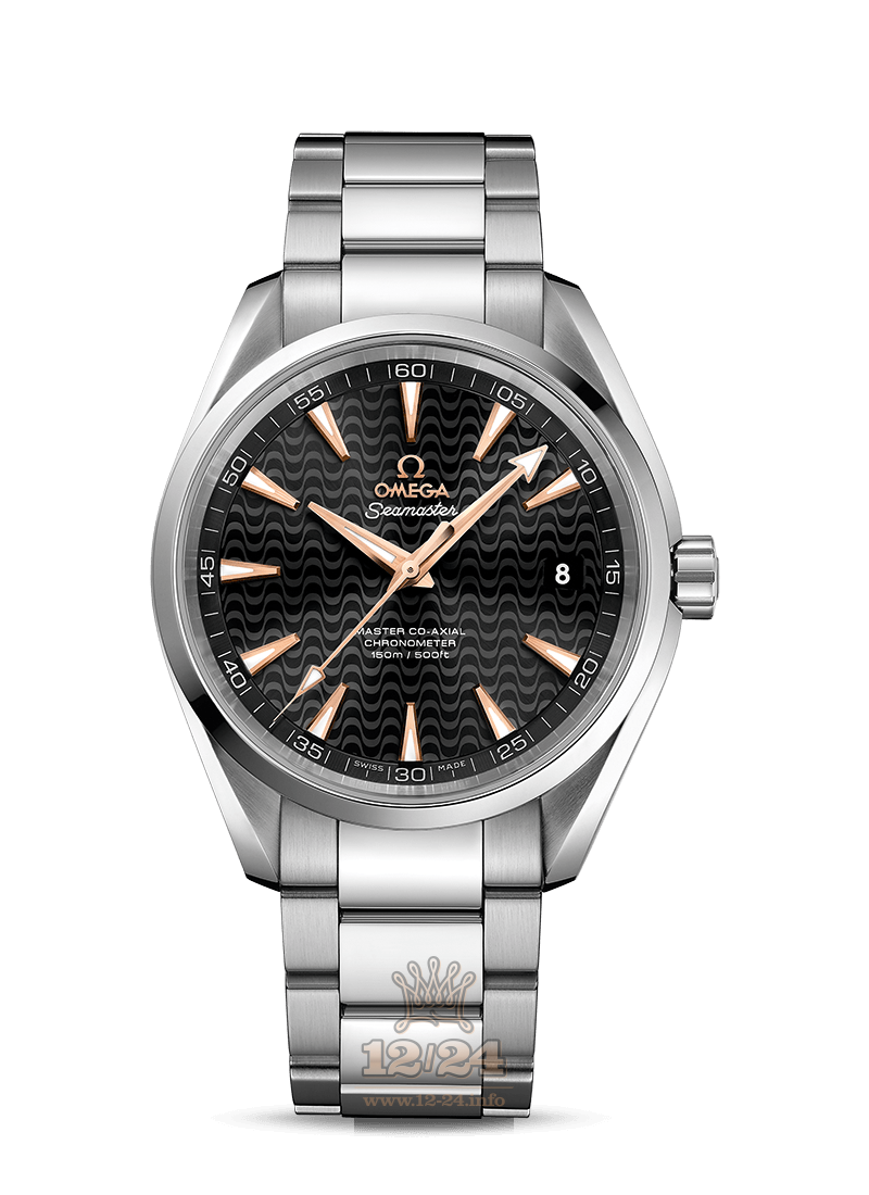 Omega Aqua Terra 150 M Watch 231.10.42.21.01.006 42 mm Stainless steel Case Black Dial