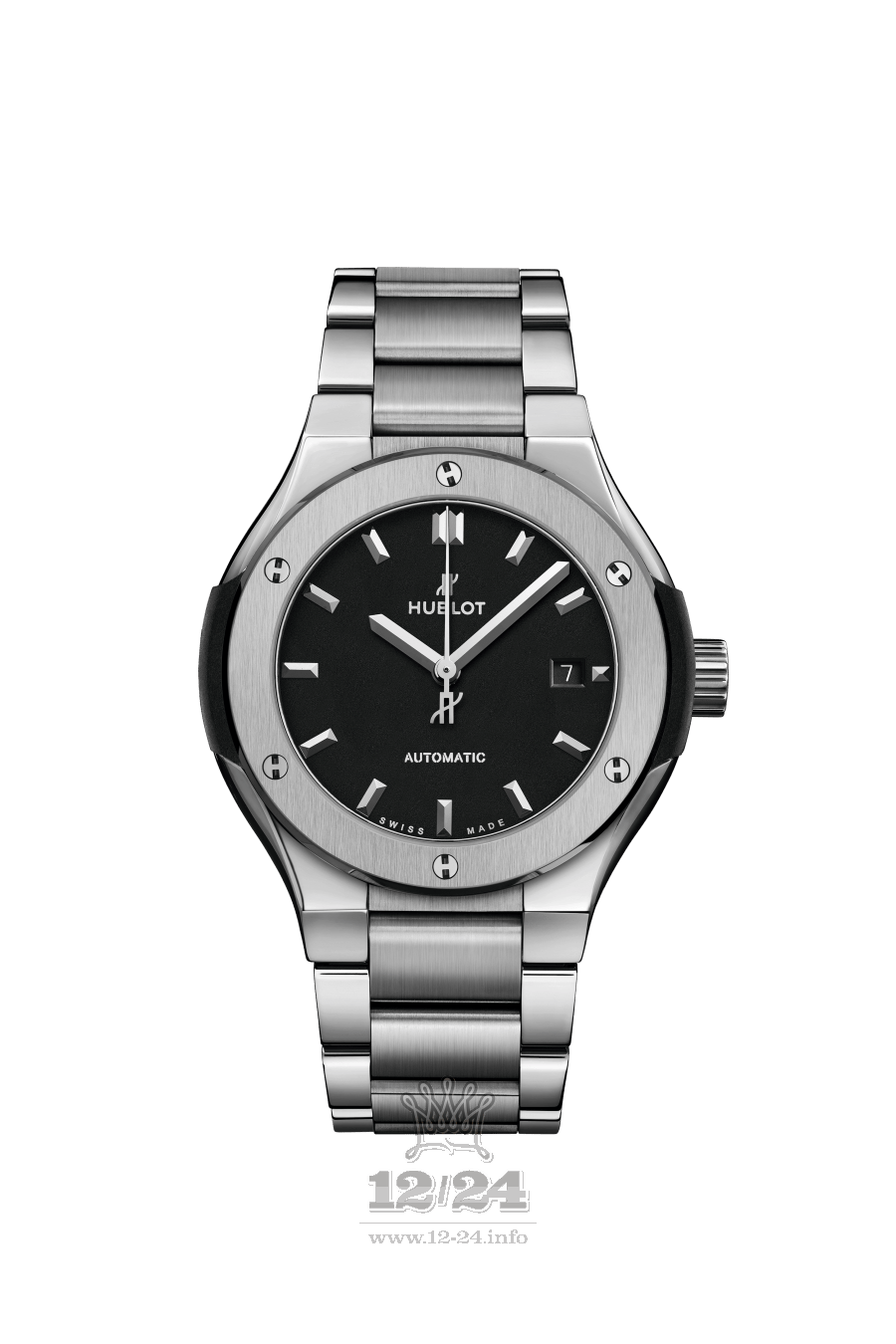 Hublot Classic Fusion Watch 585.NX.1170.NX 33 mm Titanium Case Black Dial