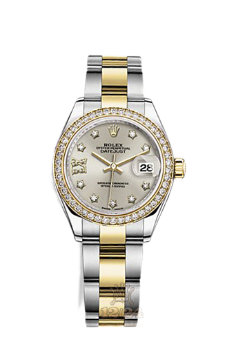 Rolex Datejust Watch 279383rbr-0004 28 mm Steel / Yellow gold Case Silver Dial