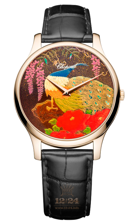 Chopard L.U.C Watch 161902-5049 40 mm Pink gold Case Painted Dial