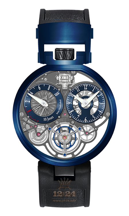 Bovet Bovet By Pininfarina Watch TPINS020 44 mm Titanium PVD coating Case Dark blue Dial