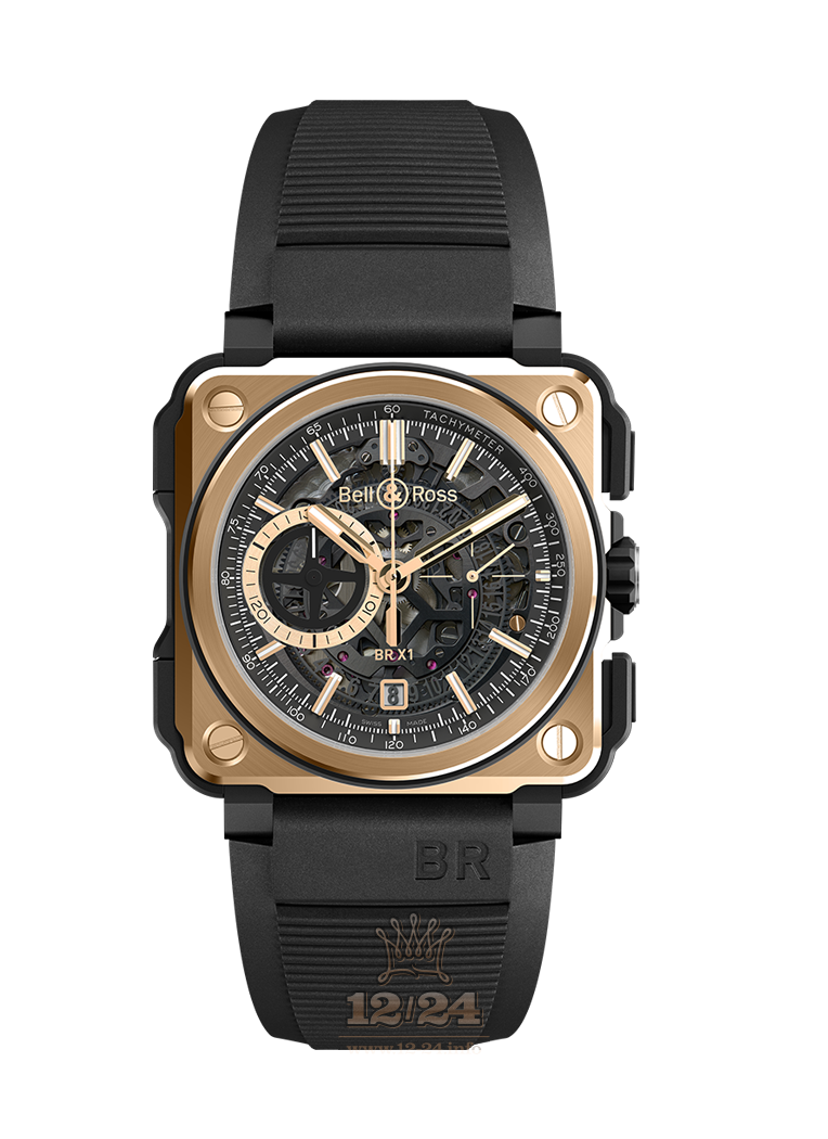 Bell & Ross Instruments Watch BRX1-CE-PG 45 mm Pink gold Ceramics Case Gray Dial