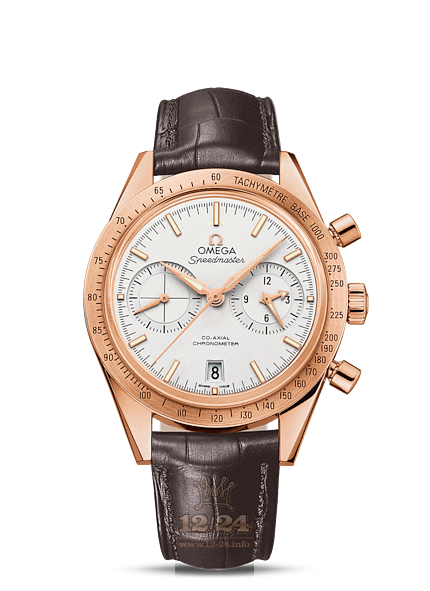 Omega Speedmaster 57 Watch 331.53.42.51.02.002 42 mm Pink gold Case Silver Dial