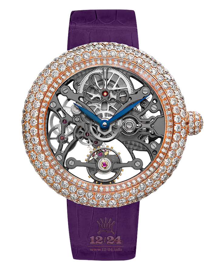 Jacob & Co Ladies Collection Watch 210.431.40.RD.AB.3RD 44 mm Pink gold Case
