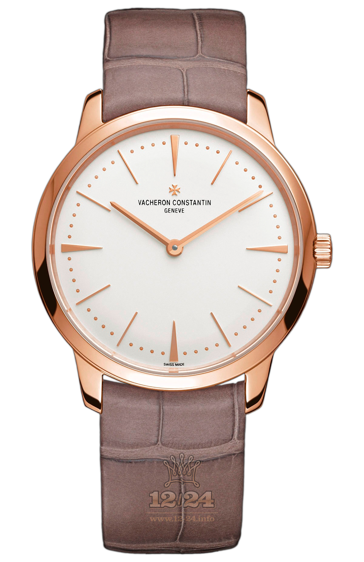 Vacheron Constantin Patrimony Watch 81530/000R-9682 36 mm Pink gold Case Silver Dial