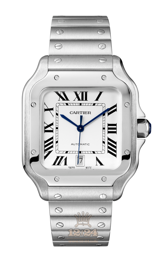Cartier Santos de Cartier Watch WSSA0009 40 mm Stainless steel Case White Dial