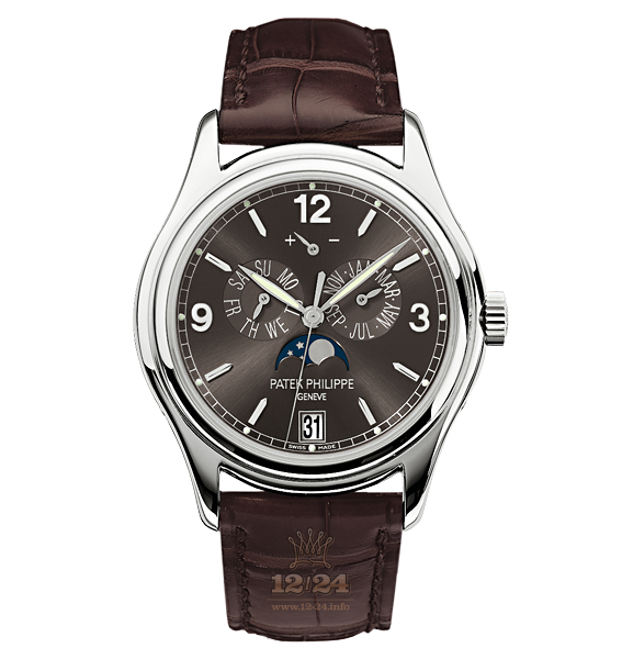 Patek Philippe Complications Watch 5146G-010 39 mm White gold Case Gray Dial