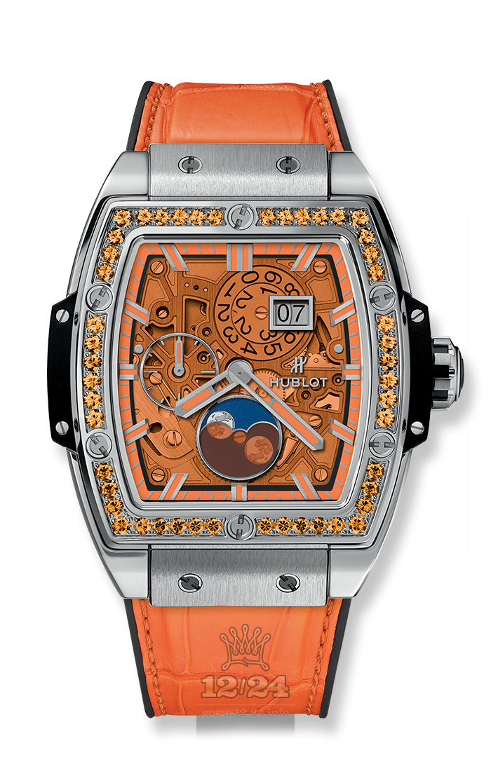 Hublot Spirit Of Big Bang Watch 647.NX.5371.LR.1206 42 mm Titanium Case Orange Dial