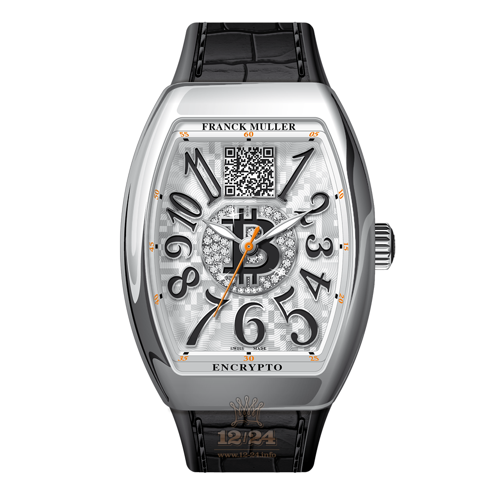 Franck Muller Vanguard Watch V 38 SC AT BTC CD1P 38 mm Stainless steel Case Silver Dial