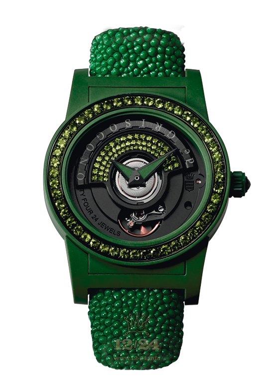 de Grisogono Tondo Watch TBN-S09 Black Green Dial