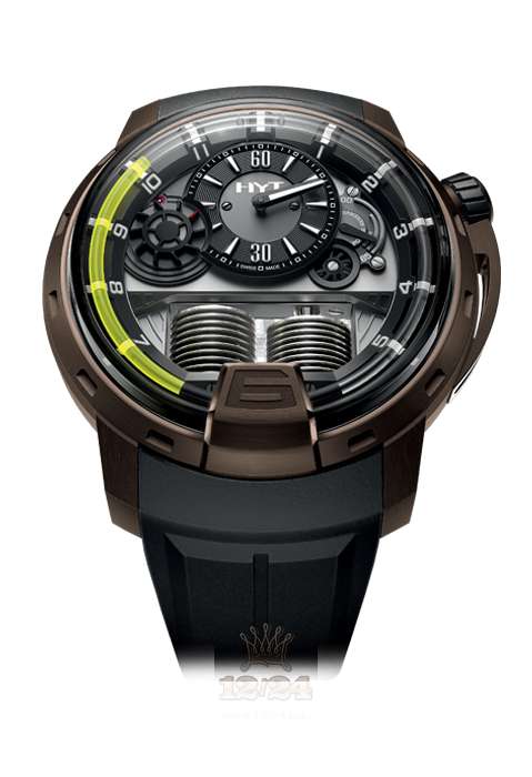 HYT H1 Watch 148-tb-21-gf-ru 49 mm Titanium Bronze Case