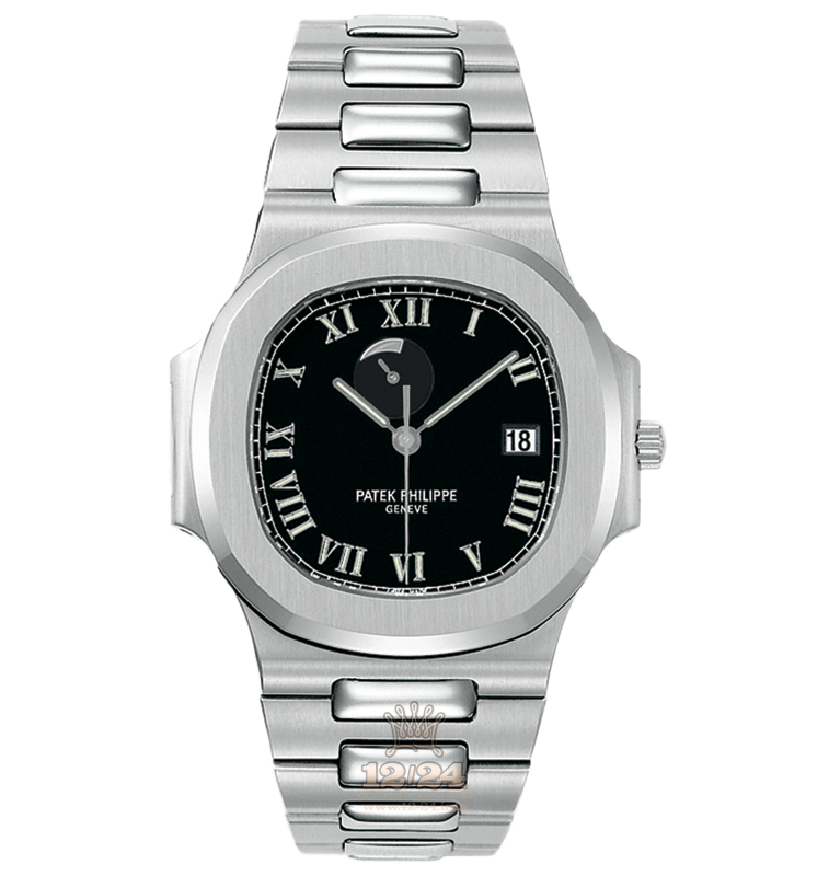 Patek Philippe Nautilus Watch 3710/1A-001 42 mm Stainless steel Case Black Dial
