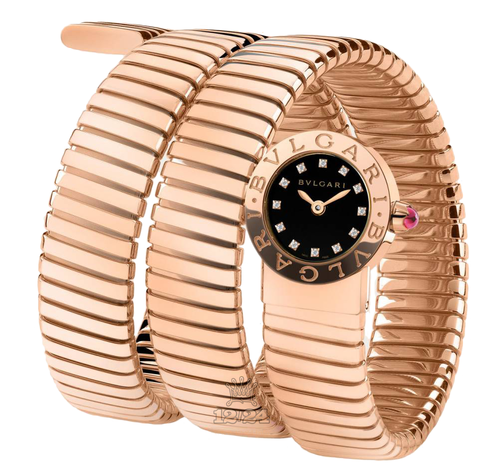 Bvlgari Bvlgari Bvlgari Watch 102150 BBLP191TBGG/12 19 mm Pink gold Case Black Dial