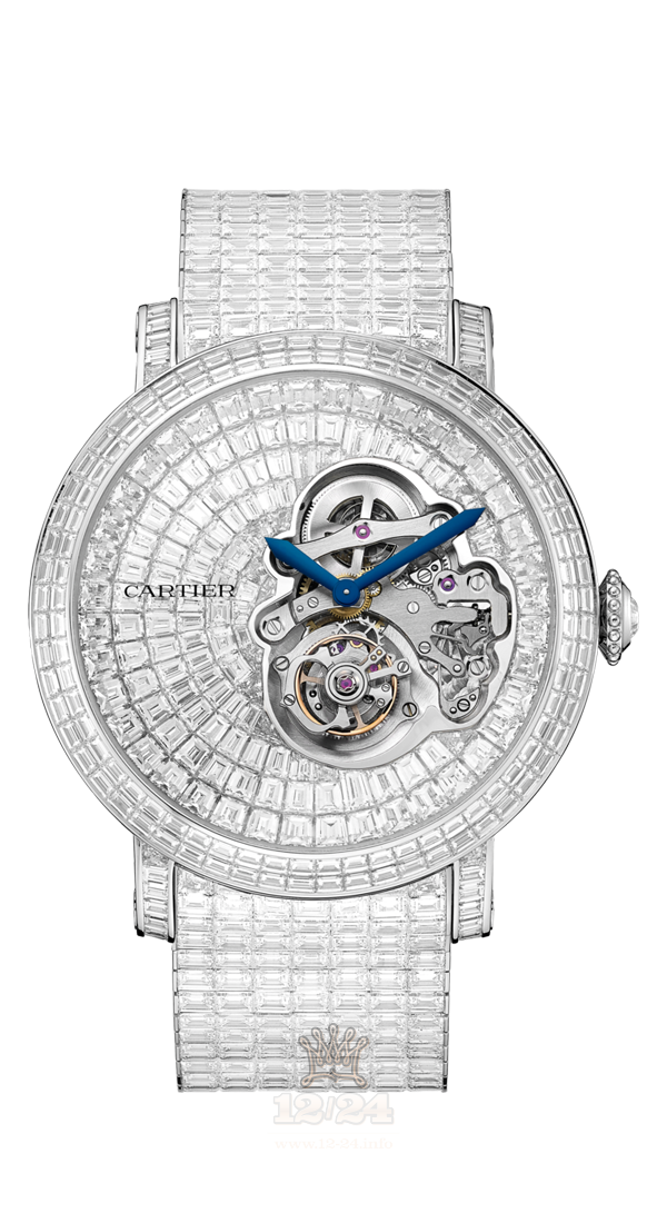 Cartier Rotonde de Cartier Watch HPI00942 47 mm Platinum Case Silver Dial