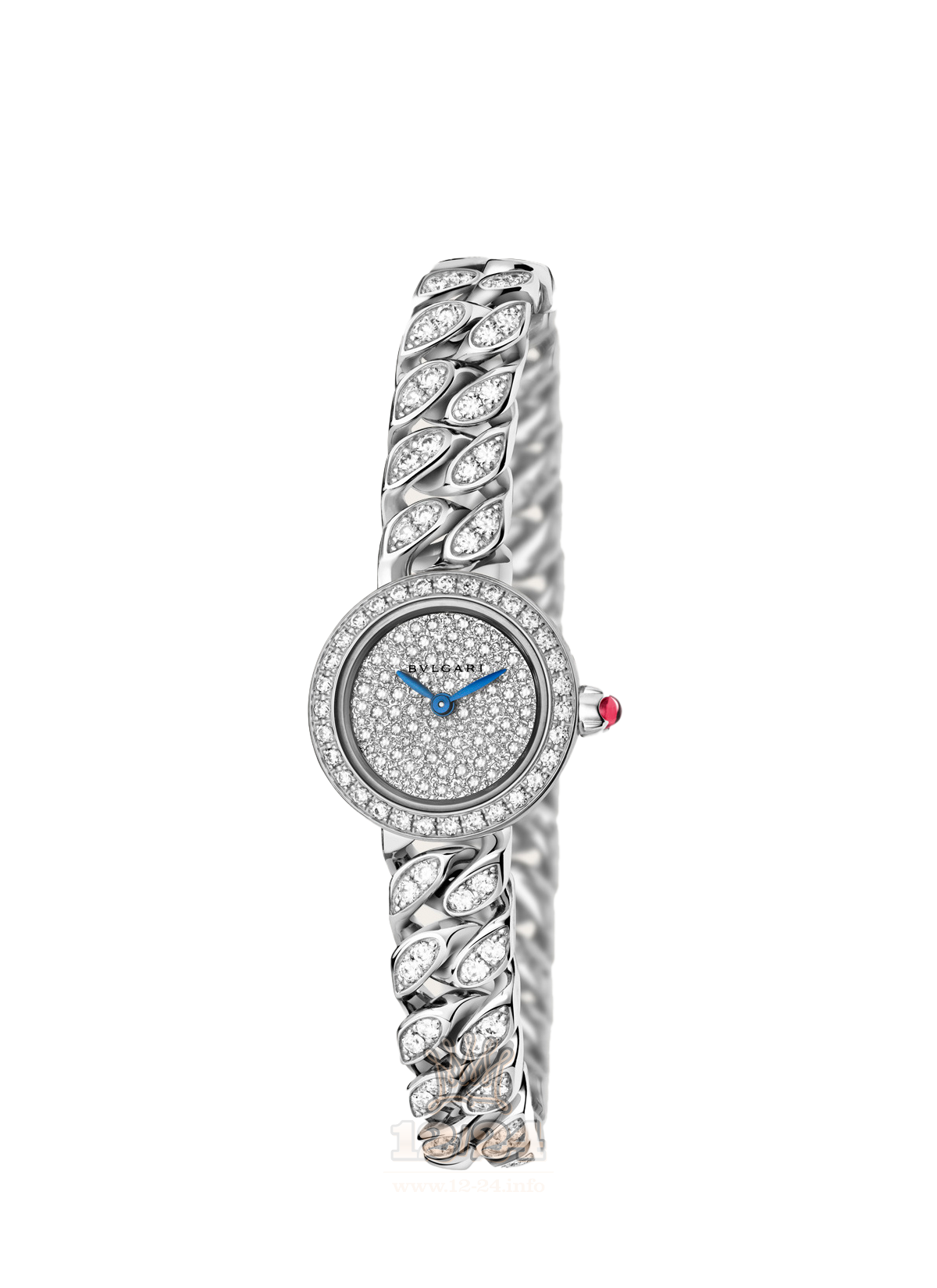 Bvlgari Bvlgari Bvlgari Watch 102499 BBCW22D2GDGD 22 mm White gold Case Silver Dial
