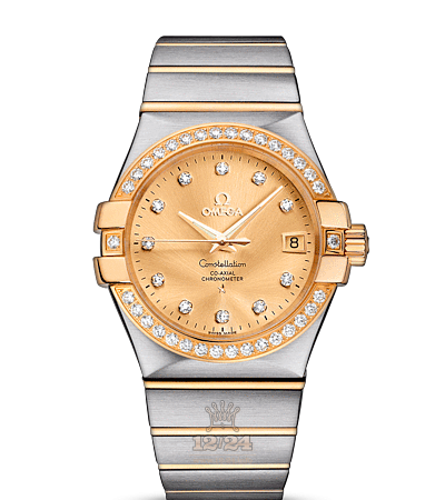 Omega Constellation Watch 123.25.35.20.58.001 35 mm Steel / Yellow gold Case