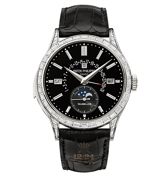 Patek Philippe Grand Complications Watch 5217P-001 40 mm Platinum Case Black Dial