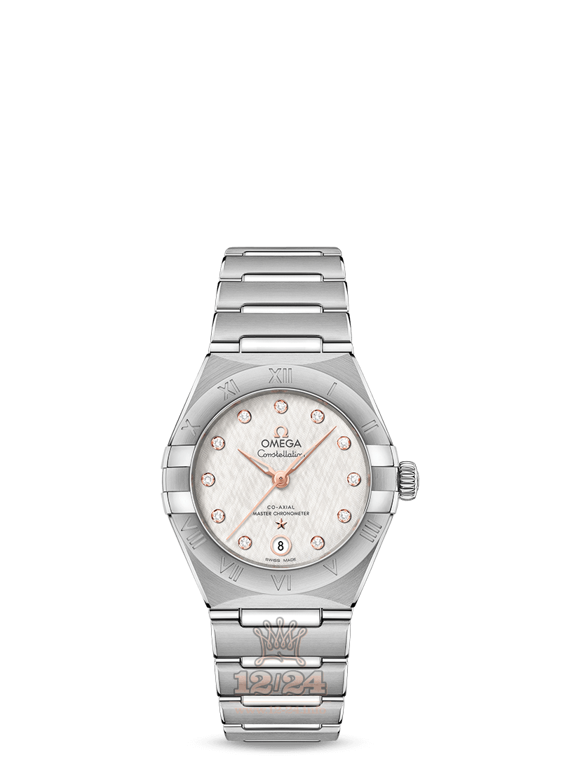 Omega Constellation Watch 131.10.29.20.52.001 29 mm Stainless steel Case Silver Dial