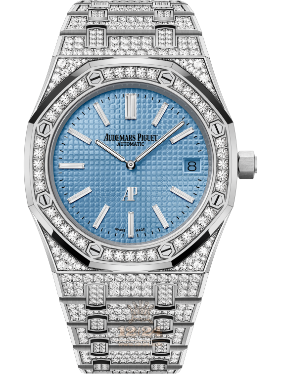 Audemars Piguet Royal Oak Watch 15202BC.ZZ.1241BC.02 39 mm White gold Case Blue Dial