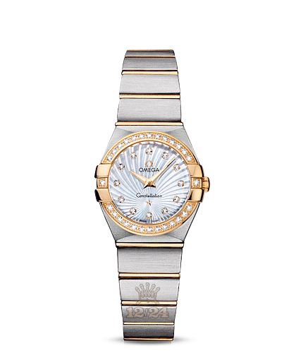 Omega Constellation Watch 123.25.24.60.55.004 24 mm Steel / Yellow gold Case White Dial