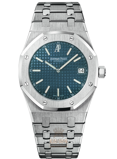 Audemars Piguet Royal Oak Watch 15202ST.OO.0944ST.02 39 mm Stainless steel Case Dark blue Dial