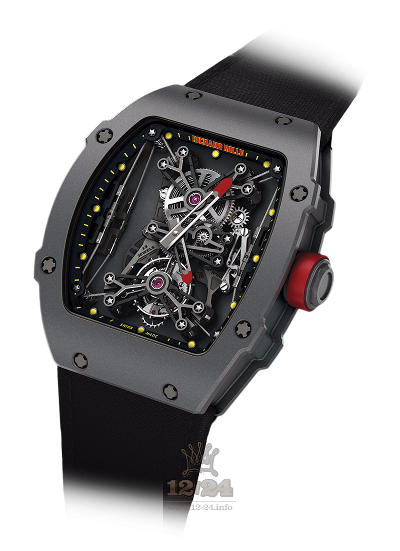 Richard Mille Men's Collection Watch RM 27-01 Tourbillon    Rafael Nadal 46 mm Carbon Case