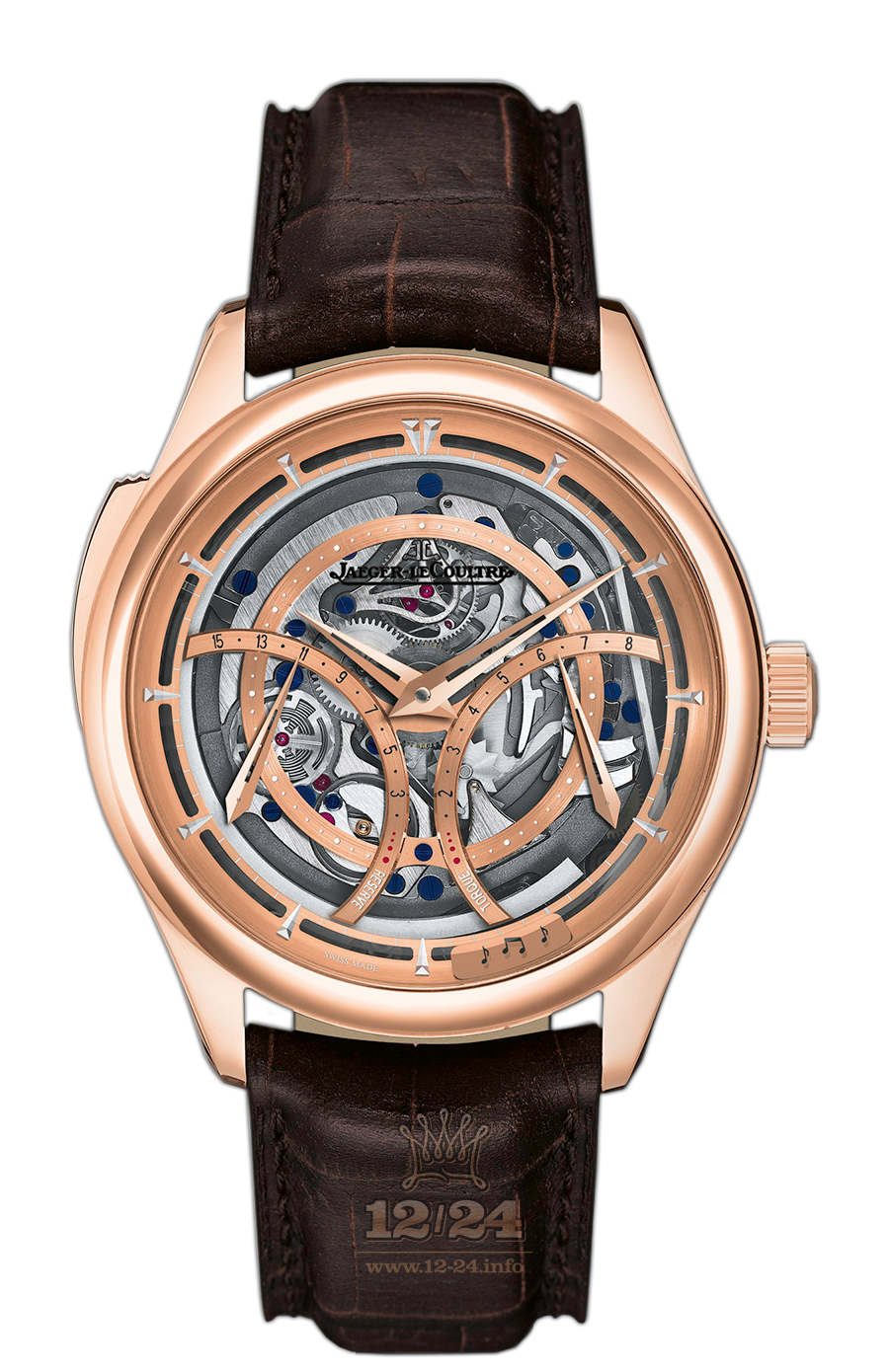 Jaeger-LeCoultre Master Watch 5012550 44 mm Pink gold Case Gray Golden Dial