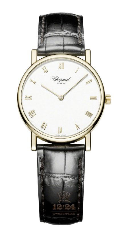 Chopard Classic Watch 163154-0001 34 mm Yellow gold Case White Dial