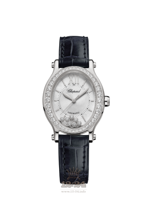 Chopard Happy Sport Watch 275372-1001 31 mm White gold Case Silver Dial
