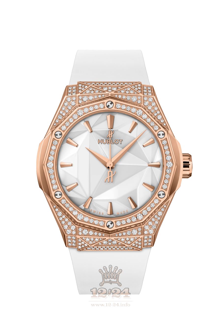 Hublot Classic Fusion Watch 550.OS.2200.RW.1604.ORL20 40 mm Pink gold Case White Dial