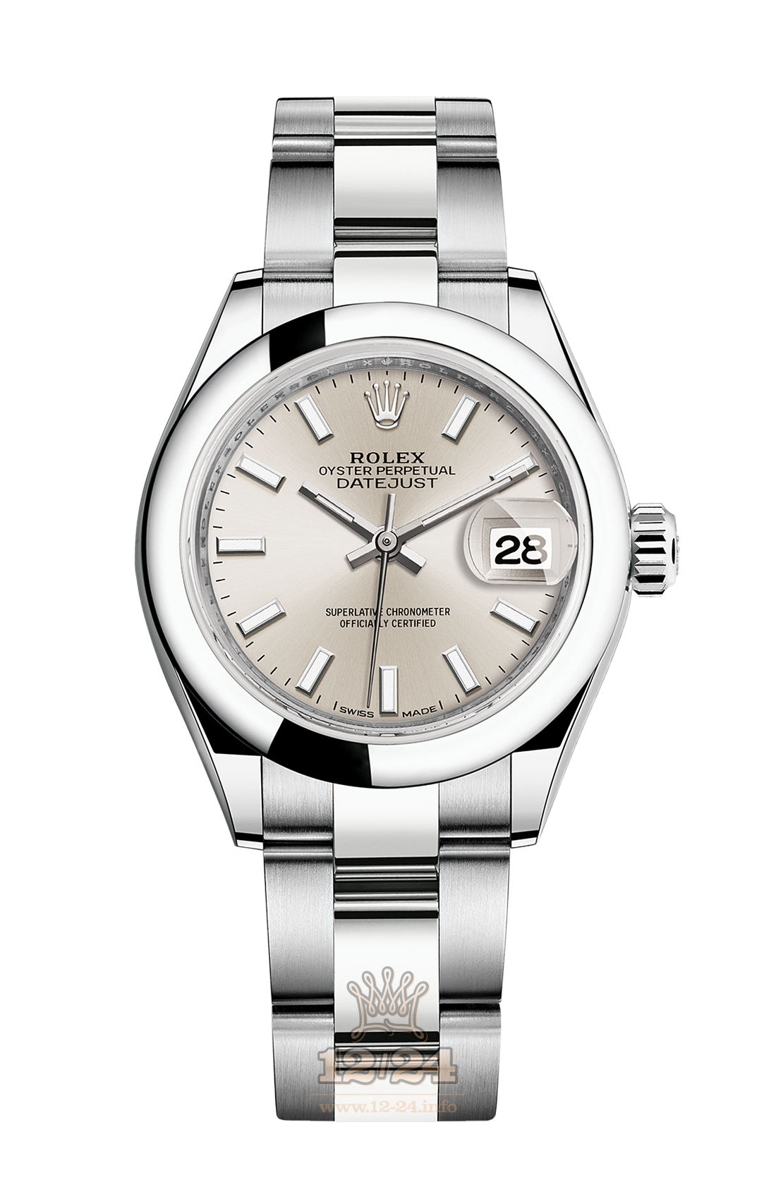 Rolex Datejust Watch 279160-0006 28 mm Stainless steel Case Silver Dial