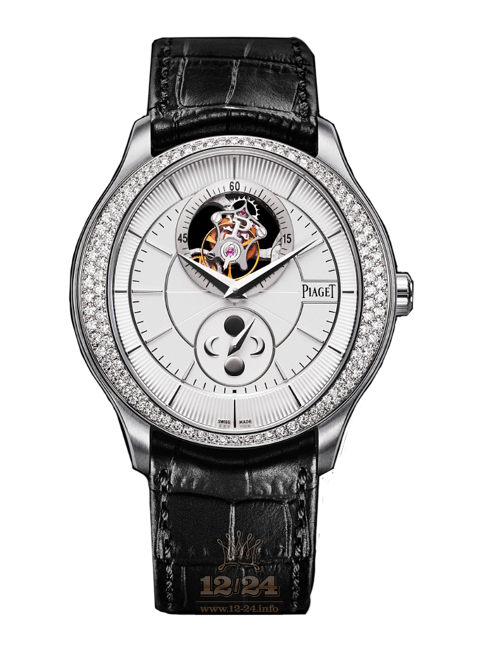 Piaget Black Tie Watch G0A37115 43 mm White gold Case Silver Dial