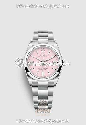 Rolex Oyster Perpetual Watch 126000-0008 36 mm Stainless steel Case Pink Dial