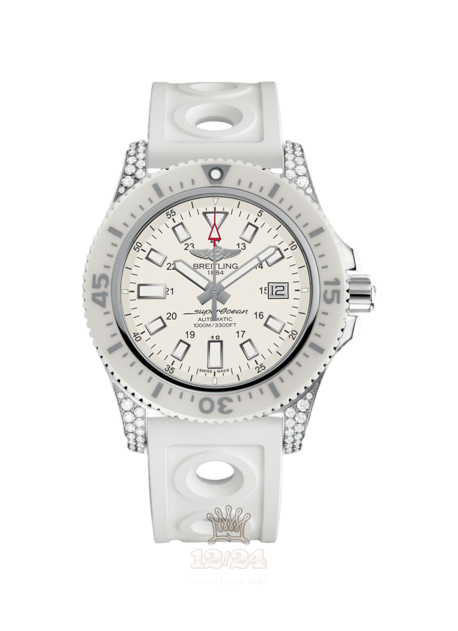 Breitling Superocean Watch Y1739367|A807|297S|A20S.1 44 mm Stainless steel Case White Dial