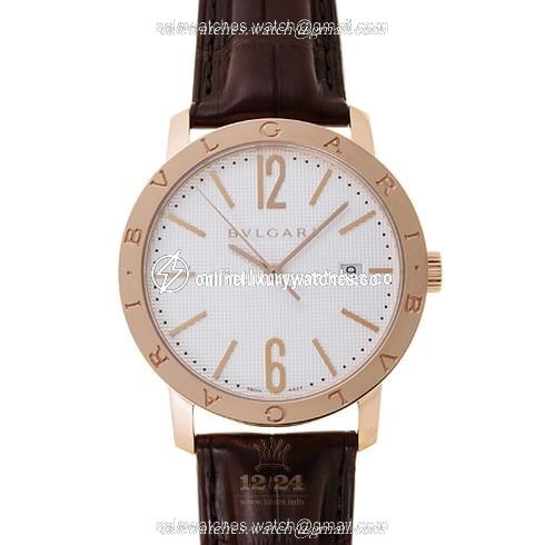 Bvlgari Bvlgari Bvlgari Watch 101965 40 mm Pink gold Case White Dial