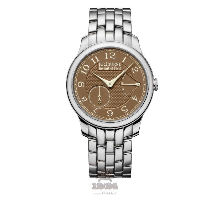F.P.Journe Classique Watch chronometre souverain havana pl 40 mm Platinum Case Brown (chocolate) Dial