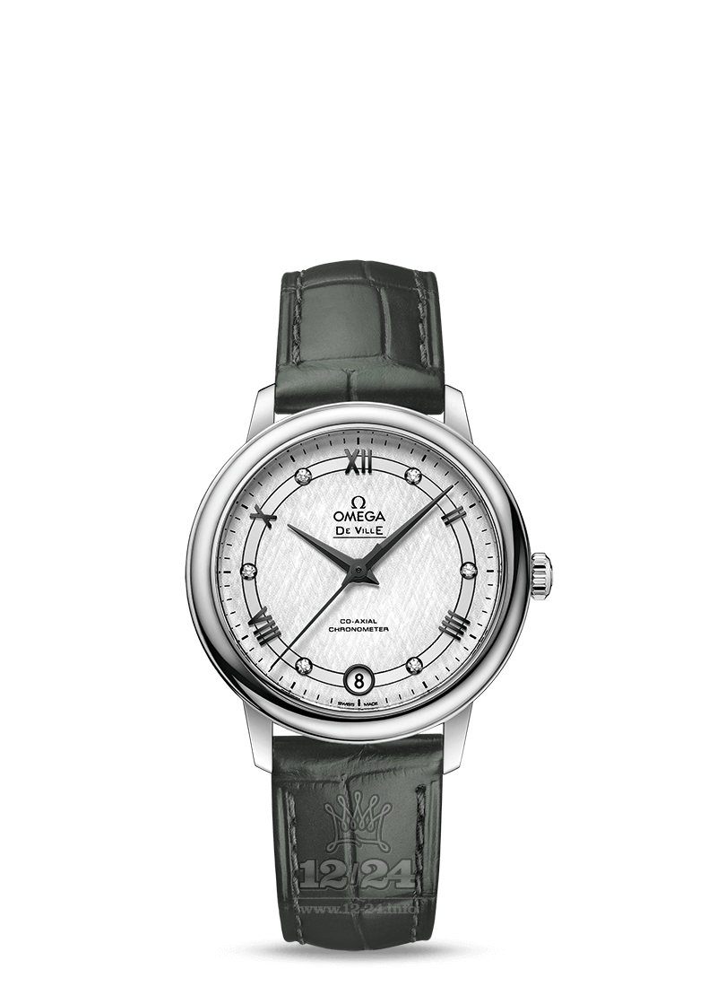 Omega Prestige Watch 424.13.33.20.52.002 32 mm Stainless steel Case Silver Dial