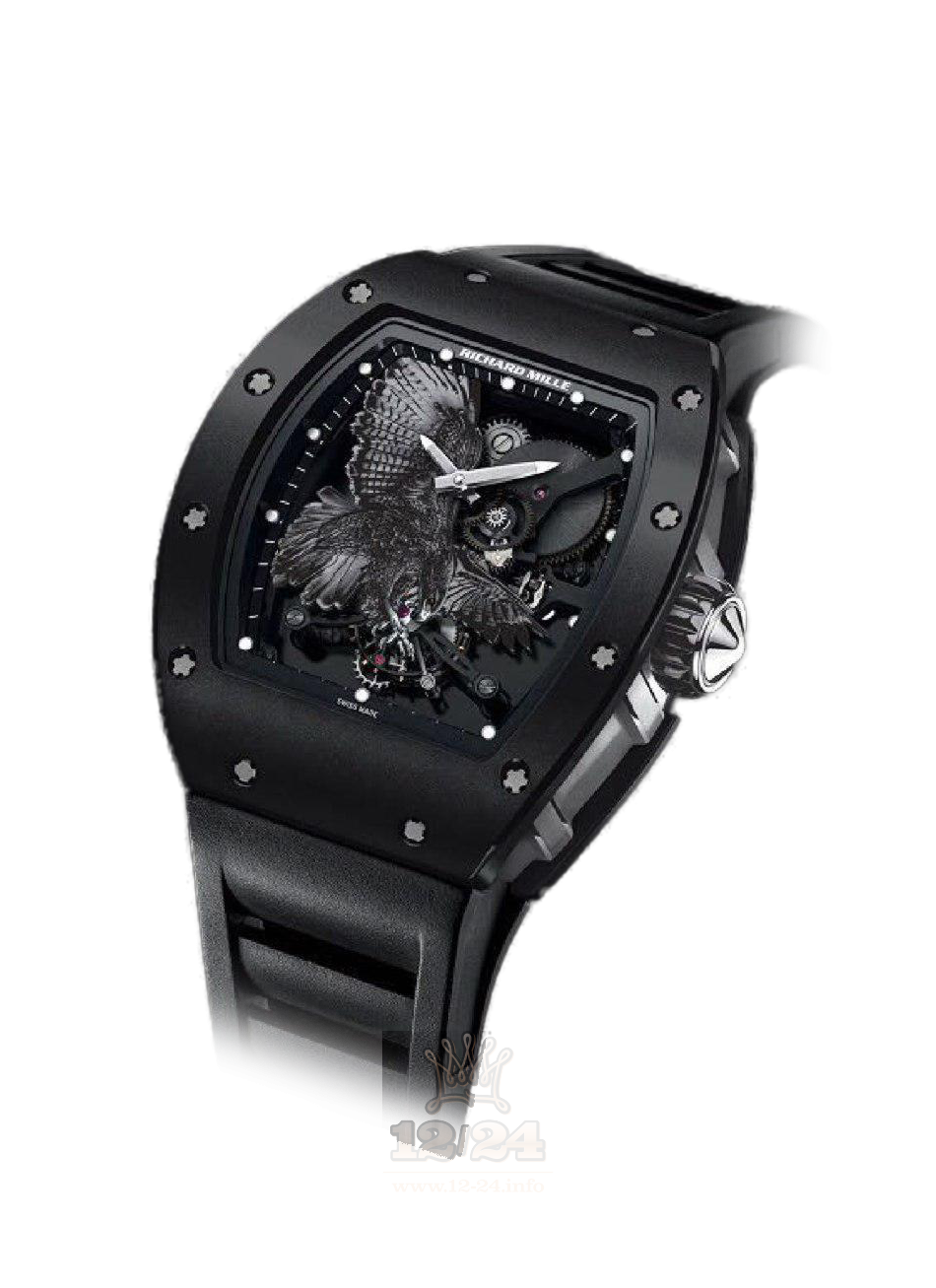 Richard Mille Men's Collection Watch RM 57-02 Falcon 50 mm Carbon Ceramics Case
