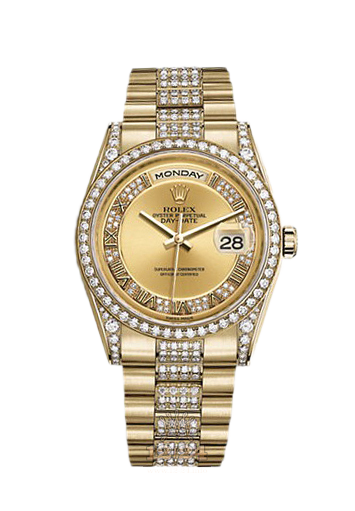 Rolex Day-Date Watch 118388-0063 36 mm Yellow gold Case Golden Dial