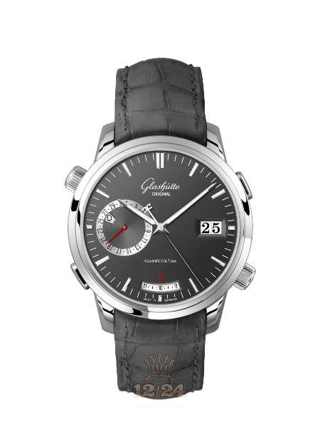 Glashutte Senator Watch 100-13-04-04-50 42 mm White gold Case Gray Dial